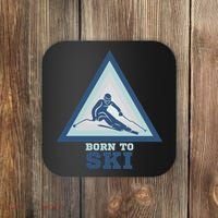 Ski Goggles Born To Ski Gift For Skier Coaster thumb 0