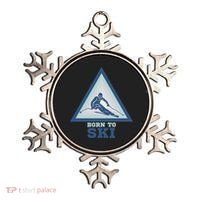 Ski Goggles Born To Ski Gift For Skier Ornament thumb 0