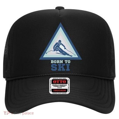 Ski Goggles Born To Ski Gift For Skier Hat