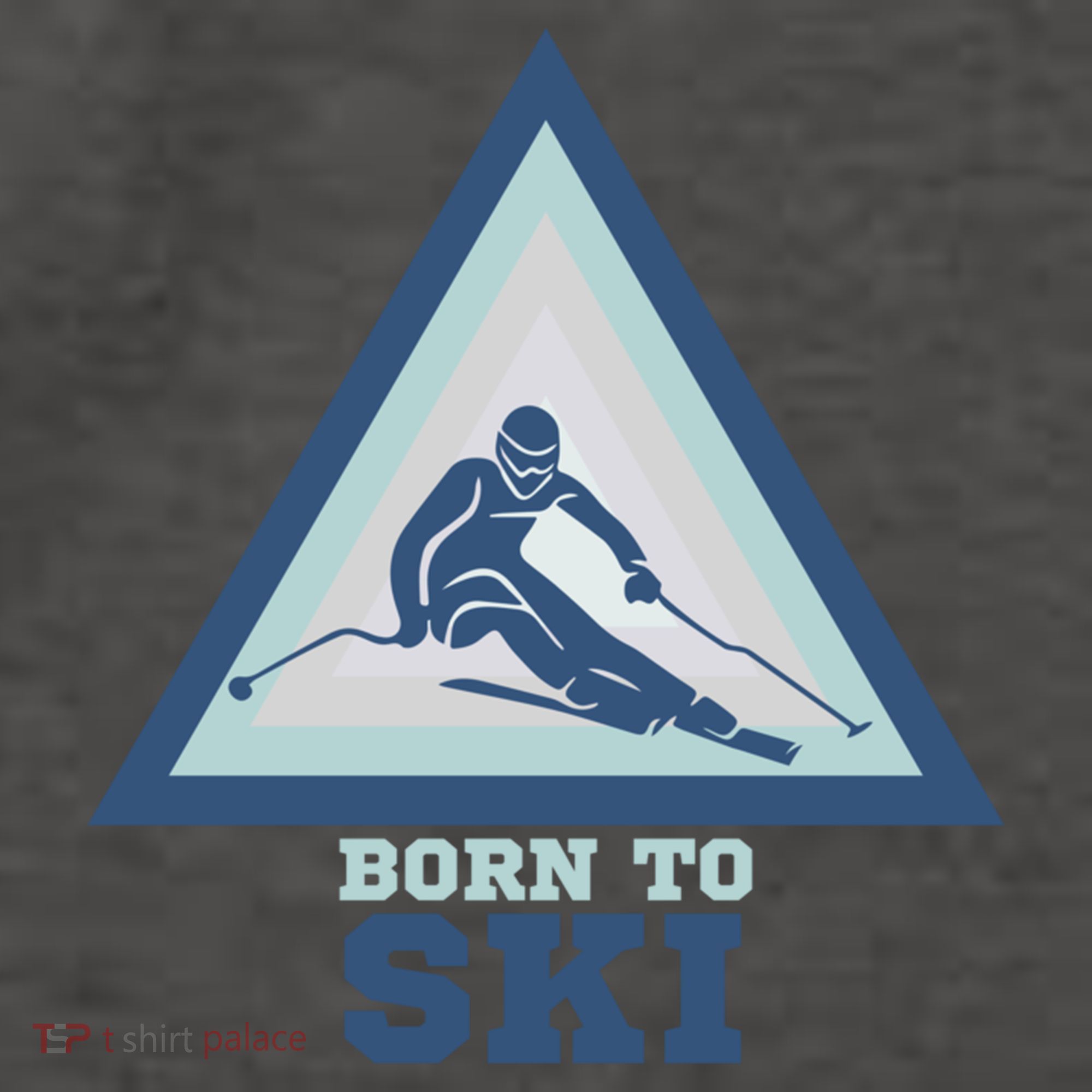 Ski Goggles Born To Ski Gift For Skier Vector Backpack