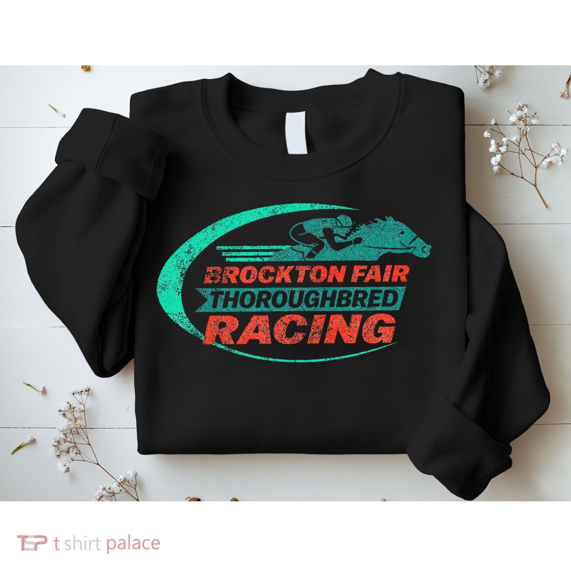 S Graphic Brockton Fair Horse Racing Classic Sweatshirt