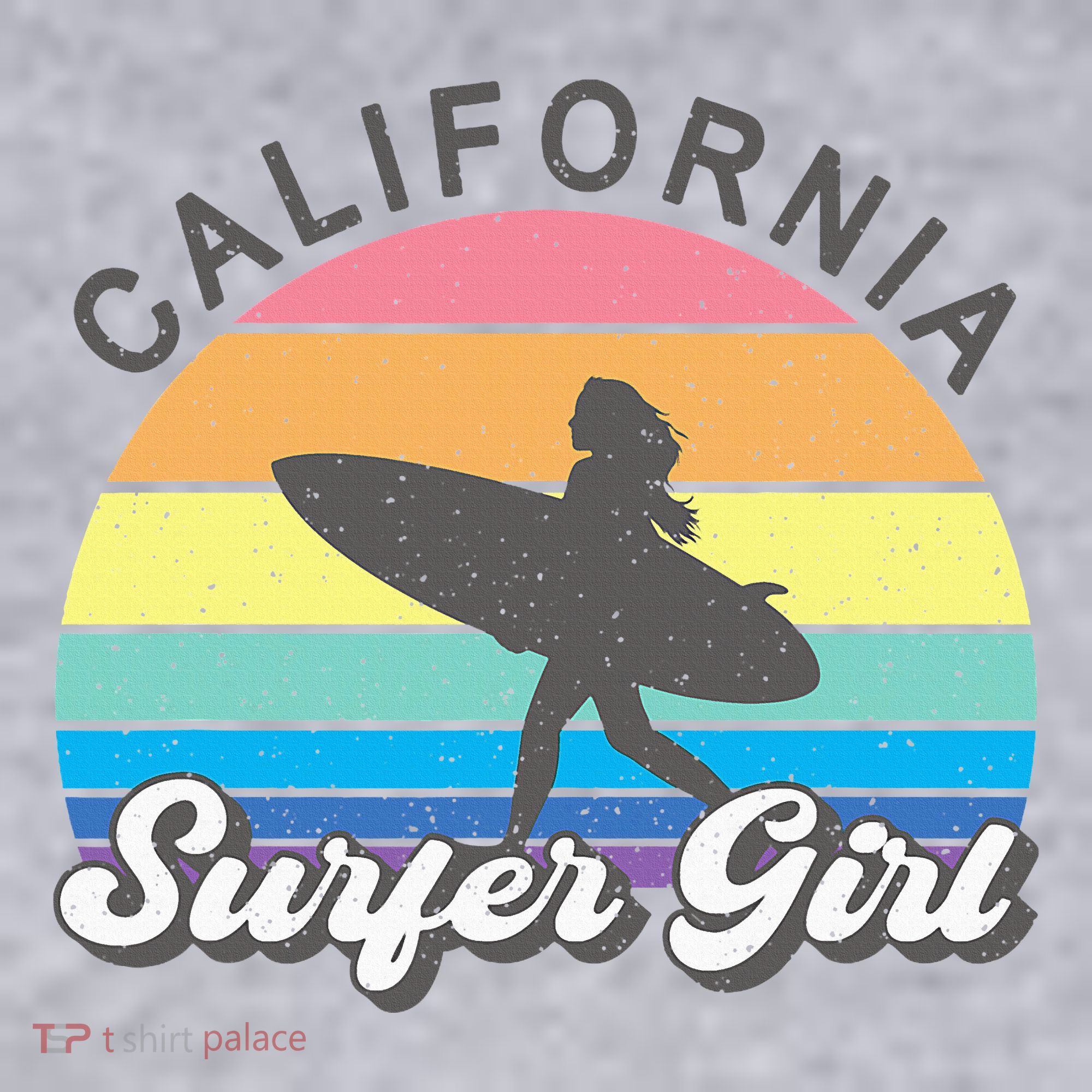 Surfer Girl California Surfing Surf Beach Women's Sweatshirt