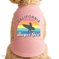 Surfer Girl California Surfing Surf Beach Doggie Tank thumb 0