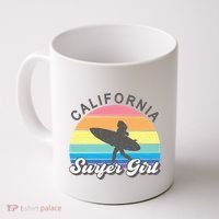 Surfer Girl California Surfing Surf Beach Coffee Mug thumb 0