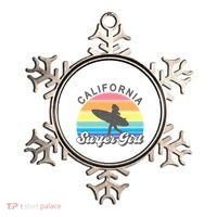 Surfer Girl California Surfing Surf Beach Ornament thumb 0