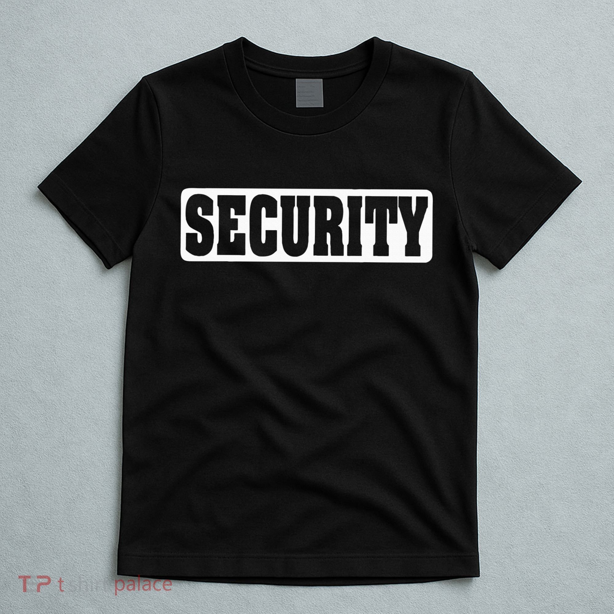 Security Guard Costume Security Officer  T-Shirt
