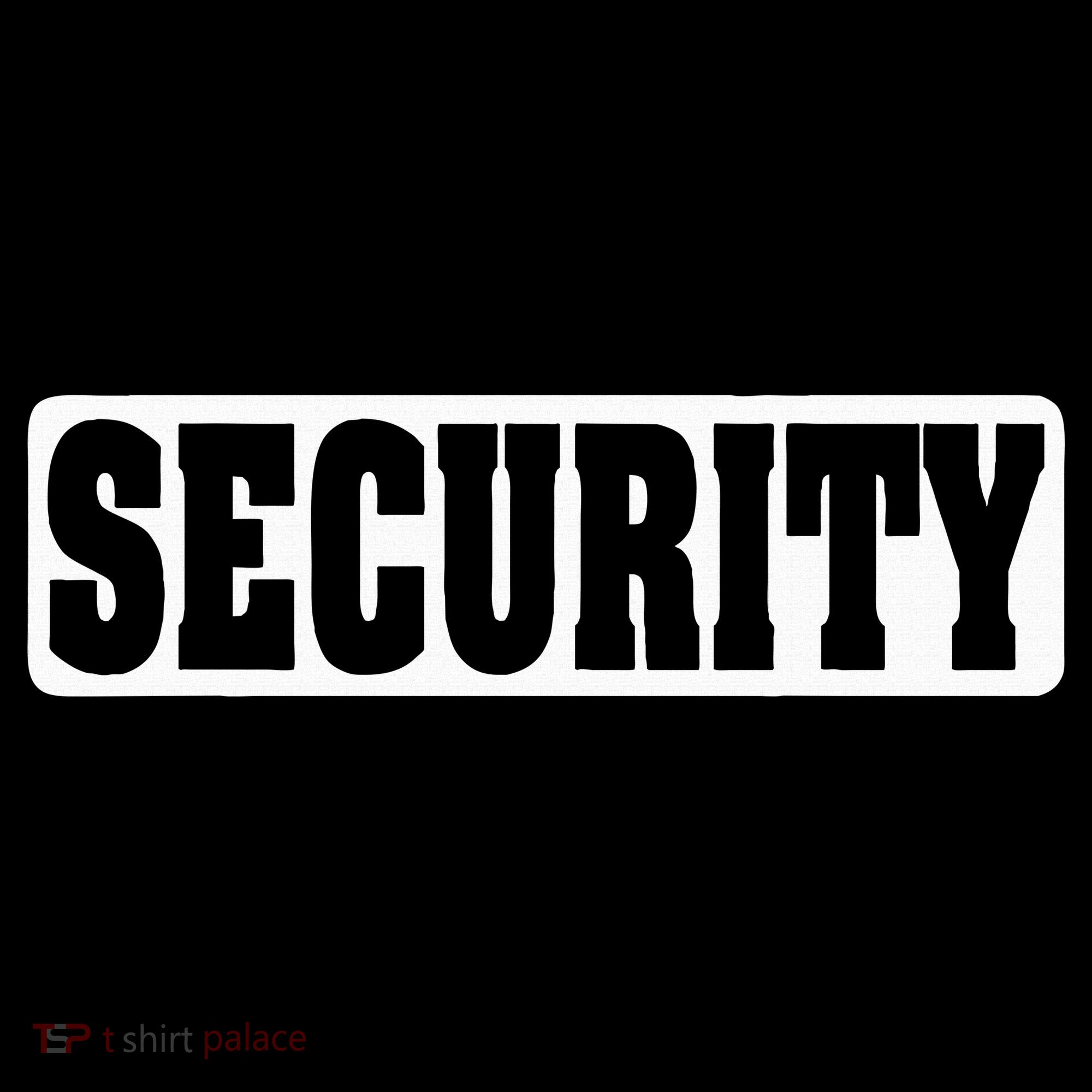Security Guard Costume Security Officer  T-Shirt