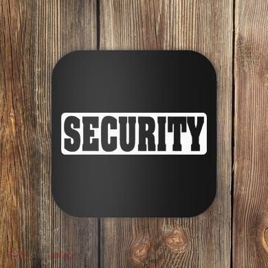 Security Guard Costume Security Officer  Coaster