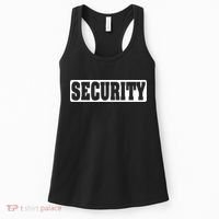 Security Guard Costume Security Officer  Women's Tank Top thumb 0