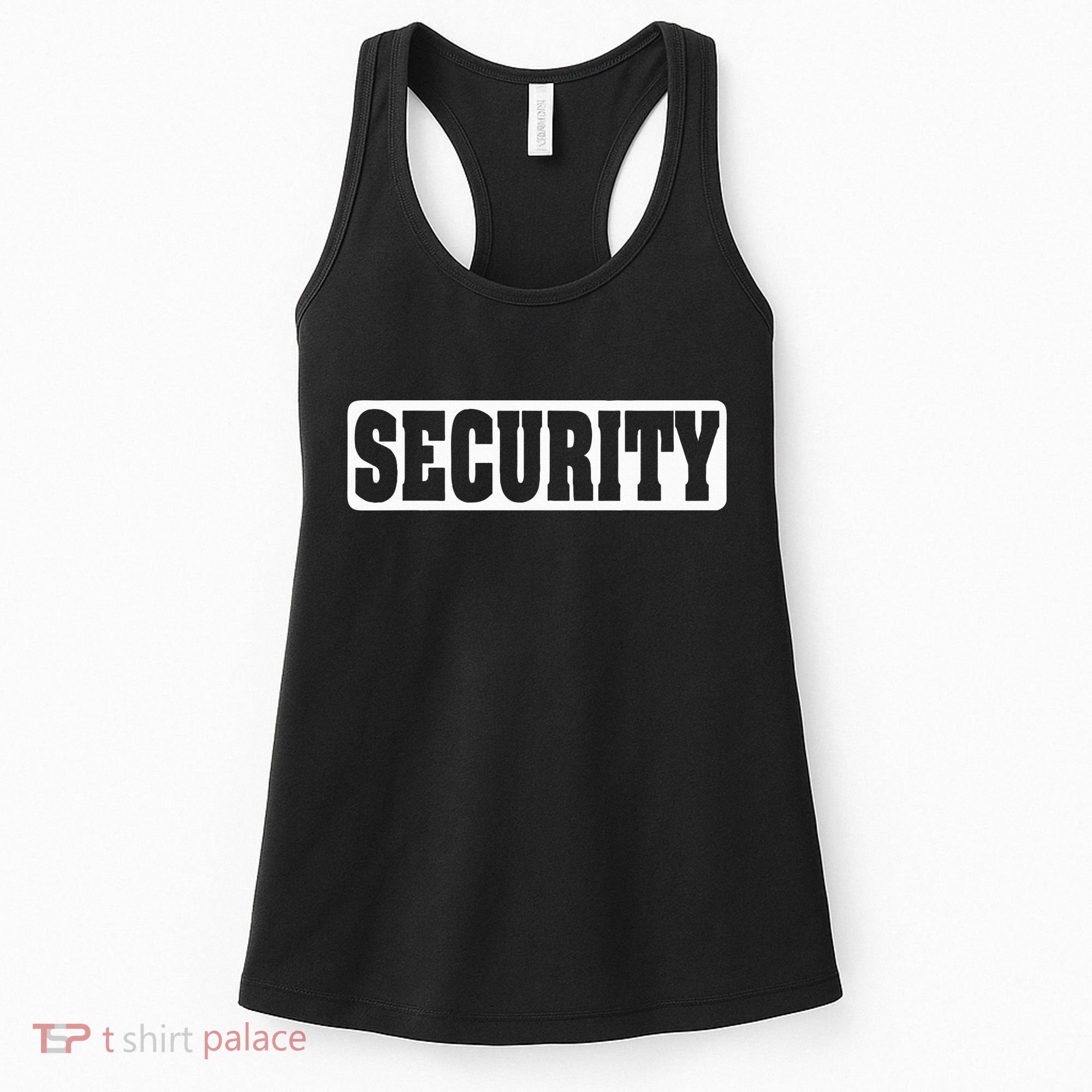 Security Guard Costume Security Officer  Women's Tank Top
