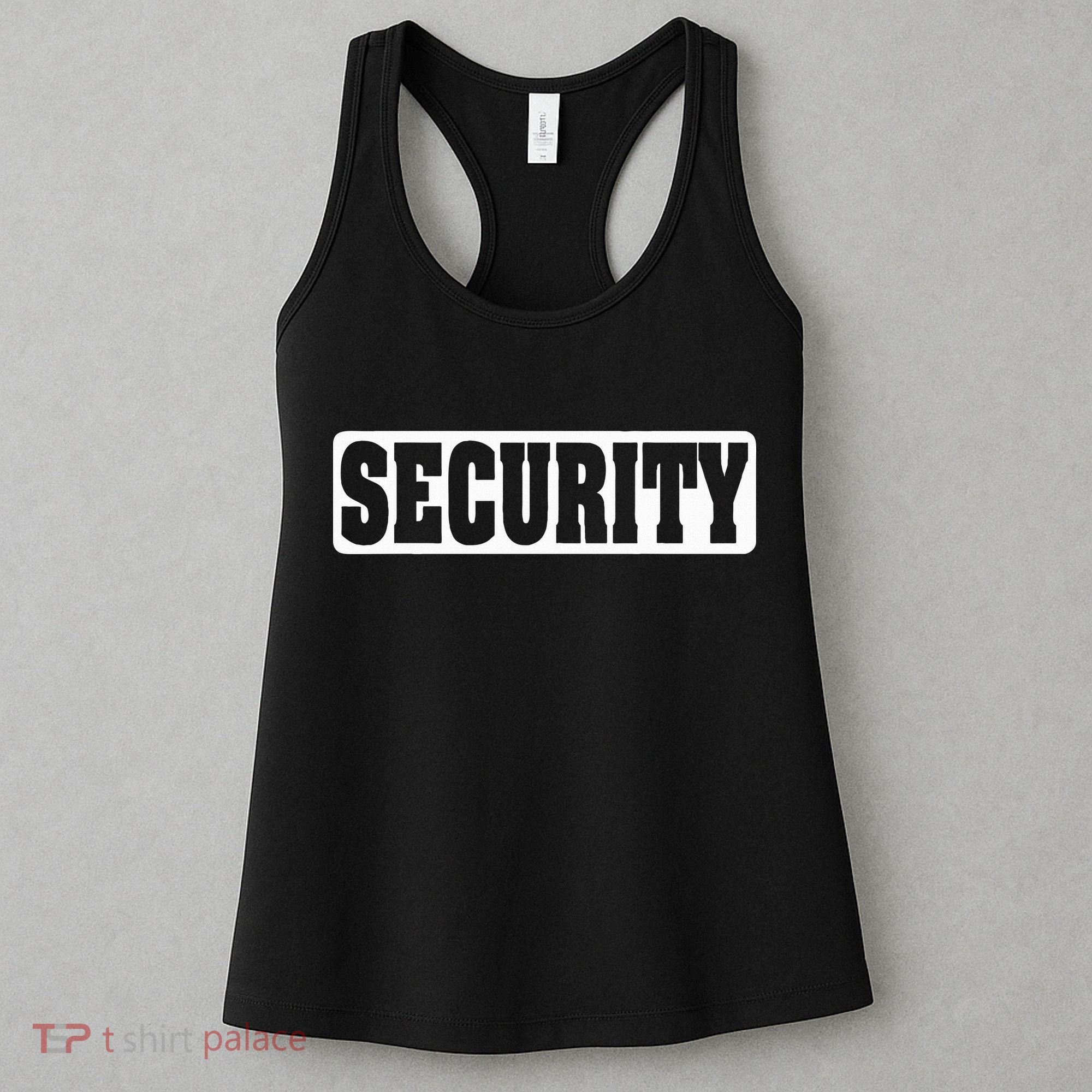Security Guard Costume Security Officer  Women's Tank Top