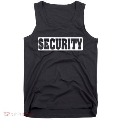 Security Guard Costume Security Officer  Tank Top