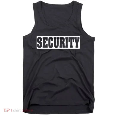 Security Guard Costume Security Officer  Tank Top