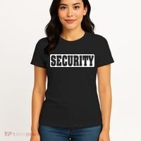 Security Guard Costume Security Officer  Women's T-Shirt thumb 4