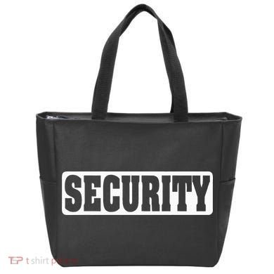 Security Guard Costume Security Officer  Tote Bag