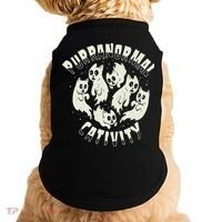 Spooky Ghost Cat Paranormal Funny Activity Doggie Tank thumb 0