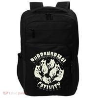 Spooky Ghost Cat Paranormal Funny Activity Impact Tech Backpack thumb 0