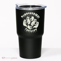 Spooky Ghost Cat Paranormal Funny Activity Tumbler thumb 0