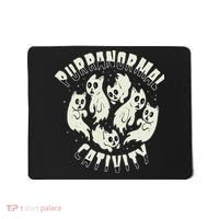 Spooky Ghost Cat Paranormal Funny Activity Mousepad thumb 0