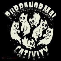 Spooky Ghost Cat Paranormal Funny Activity Ornament thumb 1