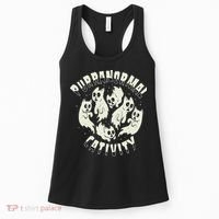 Spooky Ghost Cat Paranormal Funny Activity Women's Tank Top thumb 0