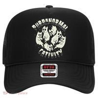 Spooky Ghost Cat Paranormal Funny Activity Hat thumb 0