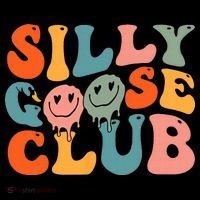 Silly Goose Club Silly Goose Meme Smile Face Trendy Costume Stripe Pom Pom Beanie thumb 2