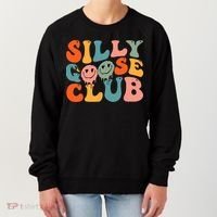 Silly Goose Club Silly Goose Meme Smile Face Trendy Costume Women's Sweatshirt thumb 0