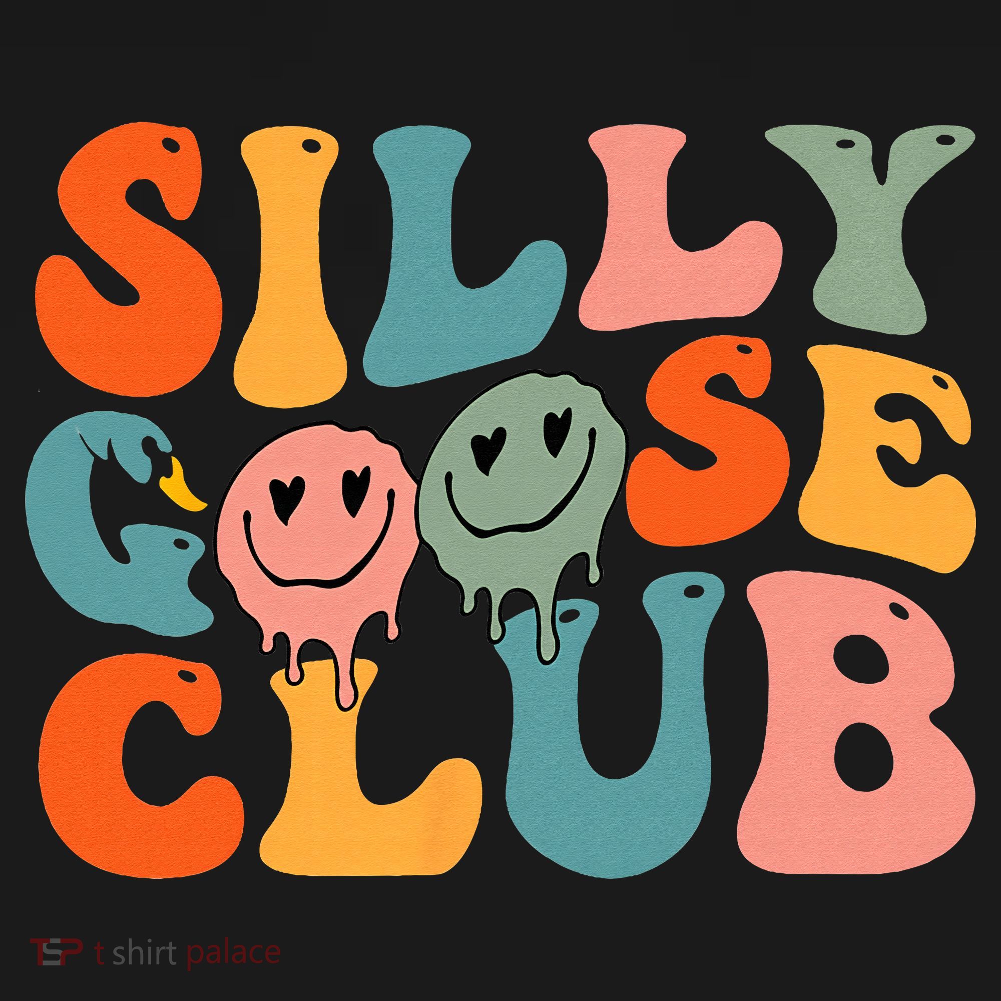Silly Goose Club Silly Goose Meme Smile Face Trendy Costume USA-Made Doggie Bandana