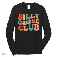 Silly Goose Club Silly Goose Meme Smile Face Trendy Costume Long Sleeve Shirt thumb 0