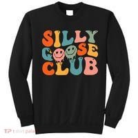 Silly Goose Club Silly Goose Meme Smile Face Trendy Costume Sweatshirt thumb 0