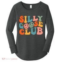 Silly Goose Club Silly Goose Meme Smile Face Trendy Costume Women's Perfect Tri Tunic Long Sleeve Shirt thumb 0