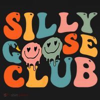 Silly Goose Club Silly Goose Meme Smile Face Trendy Costume Women's Hoodie thumb 2