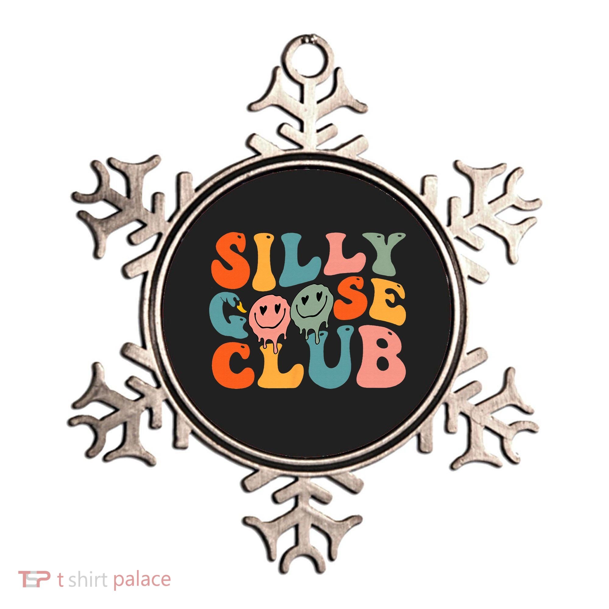 Silly Goose Club Silly Goose Meme Smile Face Trendy Costume Ornament