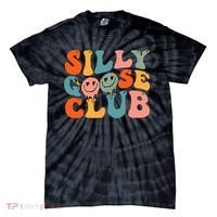 Silly Goose Club Silly Goose Meme Smile Face Trendy Costume Tie-Dye T-Shirt thumb 0
