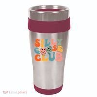 Silly Goose Club Silly Goose Meme Smile Face Trendy Costume 16oz Travel Tumbler thumb 0