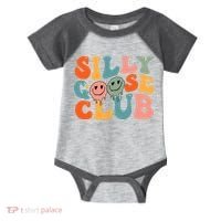 Silly Goose Club Silly Goose Meme Smile Face Trendy Costume Infant Baby Jersey Bodysuit thumb 0