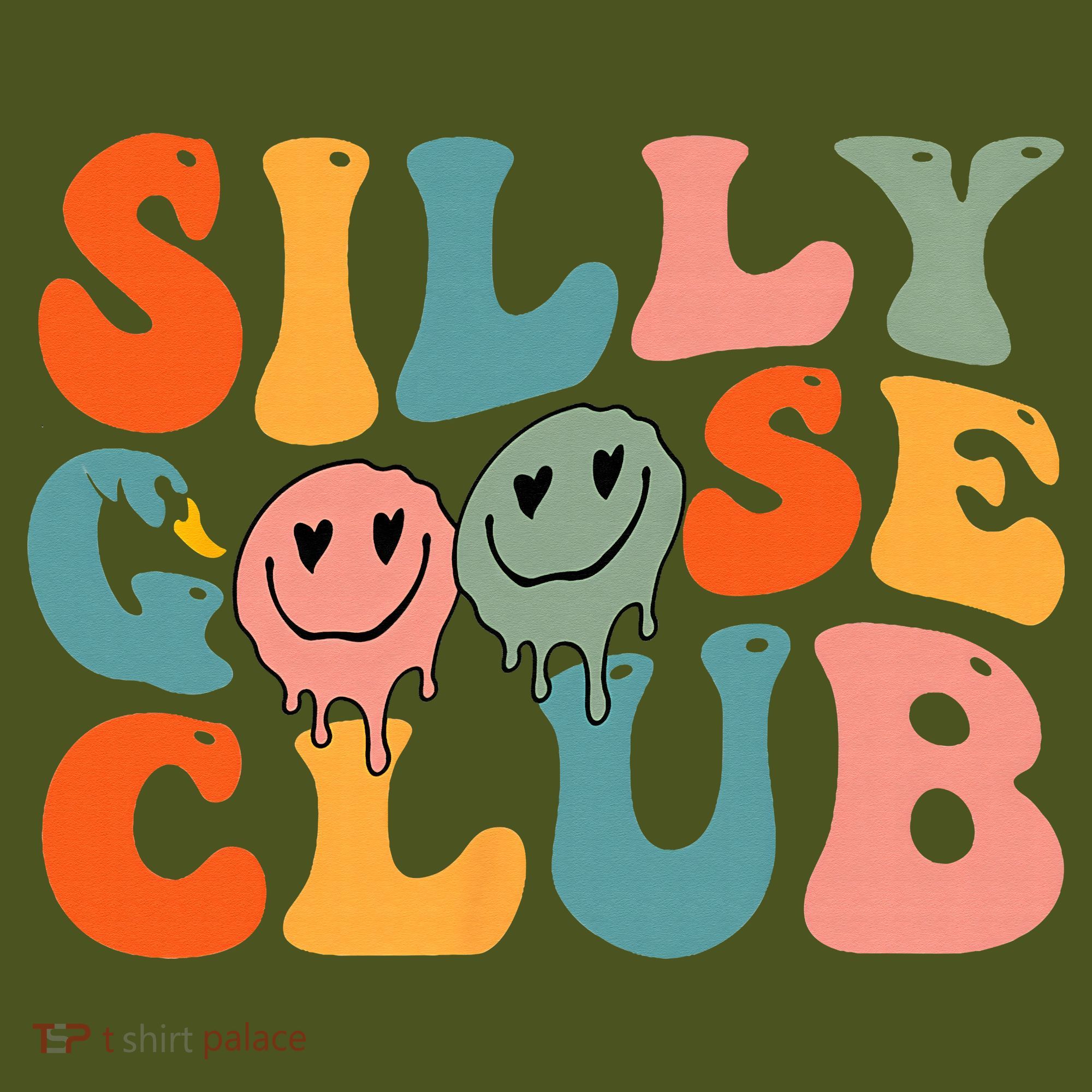 Silly Goose Club Silly Goose Meme Smile Face Trendy Costume The Baniff Cuffed Pom Beanie