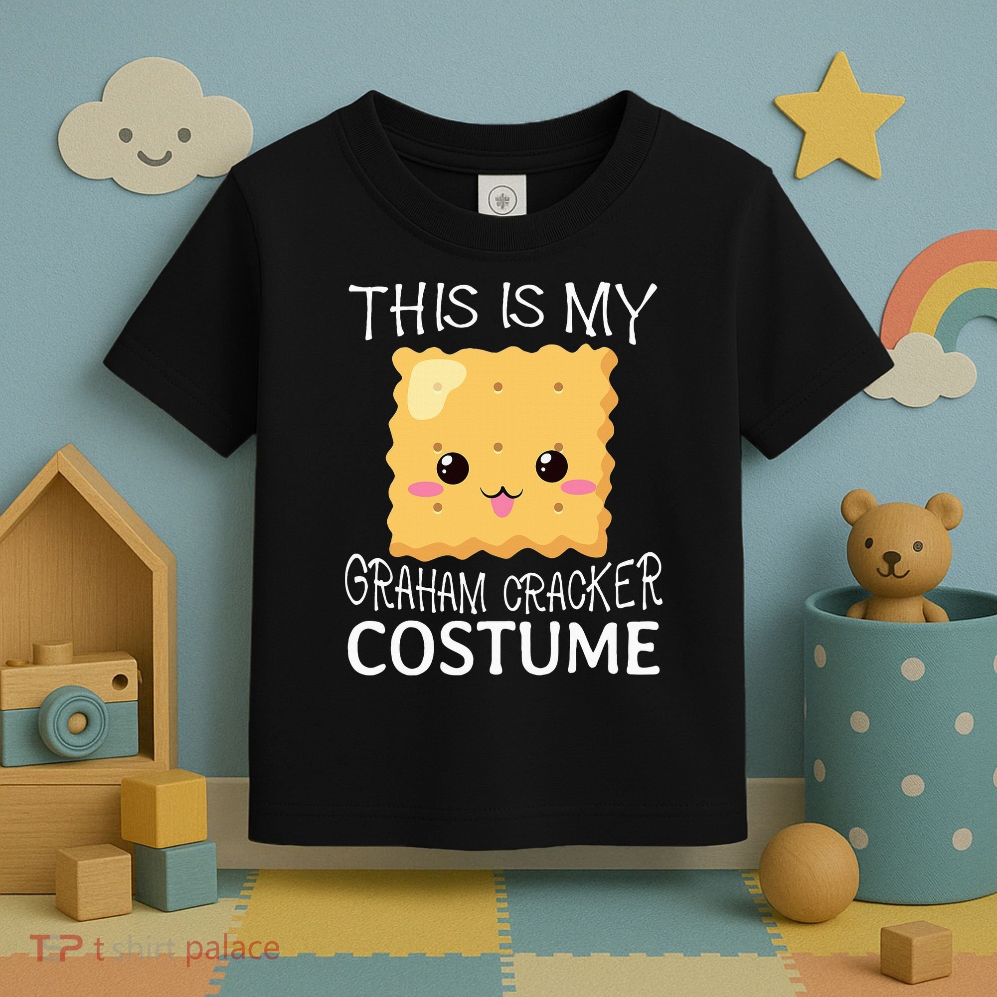 Smores Graham Cracker Camping Halloween Group Costume Toddler T-Shirt