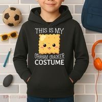 Smores Graham Cracker Camping Halloween Group Costume Kids Hoodie thumb 2