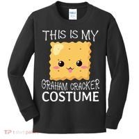 Smores Graham Cracker Camping Halloween Group Costume Kids Long Sleeve Shirt thumb 0