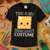 Smores Graham Cracker Camping Halloween Group Costume Kids T-Shirt thumb 3
