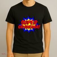 Super Grandma Comic Book Style Gift Superhero T-Shirt thumb 3