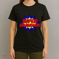 Super Grandma Comic Book Style Gift Superhero T-Shirt thumb 4