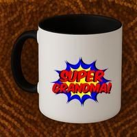 Super Grandma Comic Book Style Gift Superhero Coffee Mug thumb 2