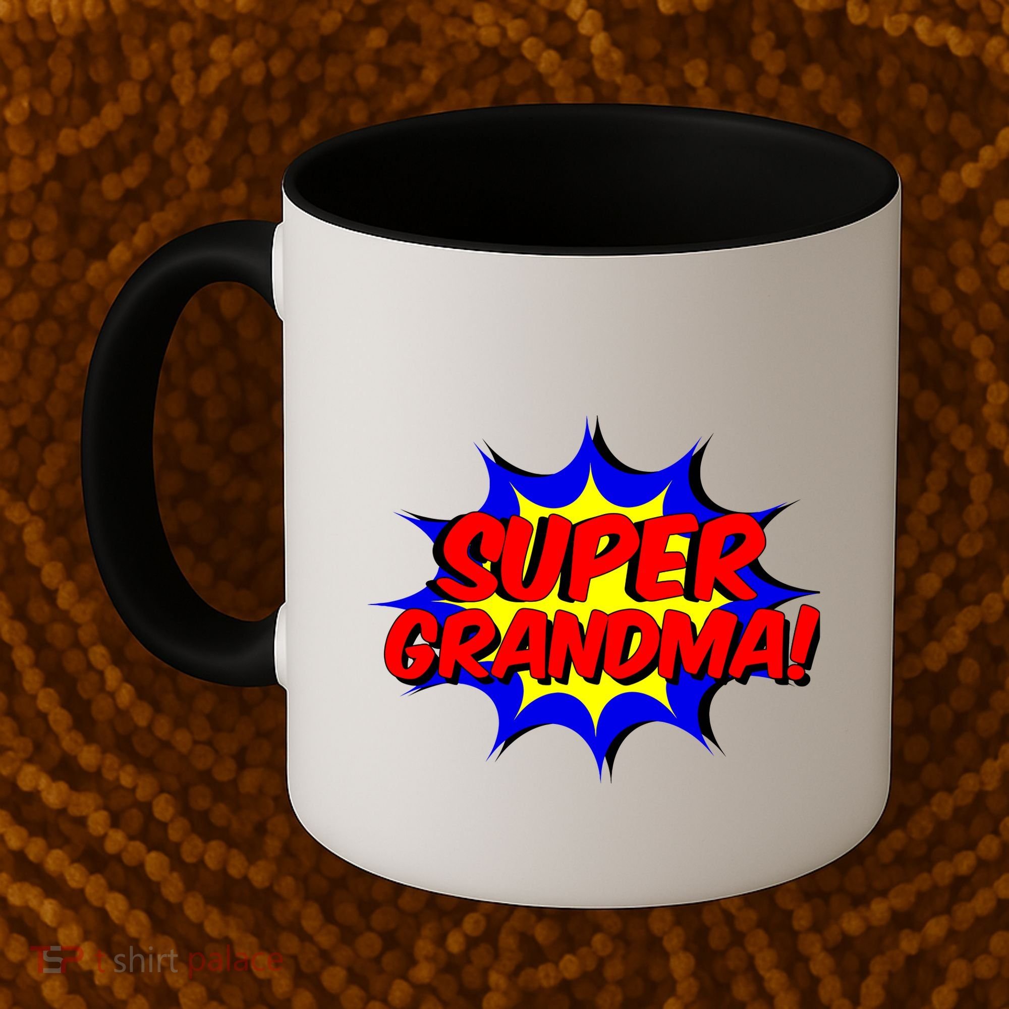 Super Grandma Comic Book Style Gift Superhero Coffee Mug