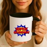 Super Grandma Comic Book Style Gift Superhero Coffee Mug thumb 3