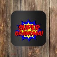 Super Grandma Comic Book Style Gift Superhero Coaster thumb 0