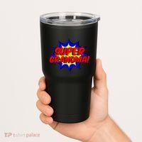 Super Grandma Comic Book Style Gift Superhero Tumbler thumb 2