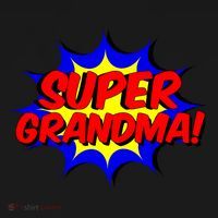 Super Grandma Comic Book Style Gift Superhero Ornament thumb 1